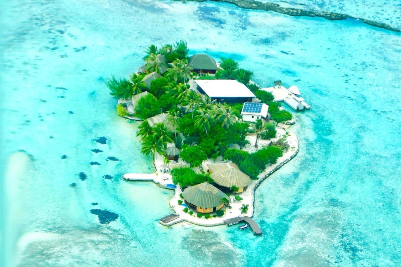 Eden Private Island Tahaa Hotel Patio  Luaran gambar